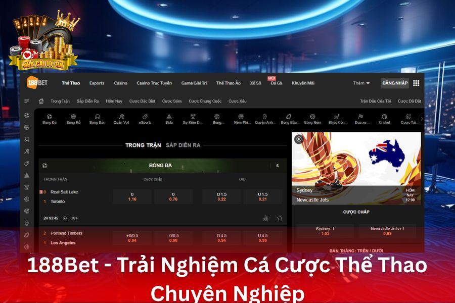 188Bet - Trải Nghiệm Cá Cược Thể Thao Chuyên Nghiệp