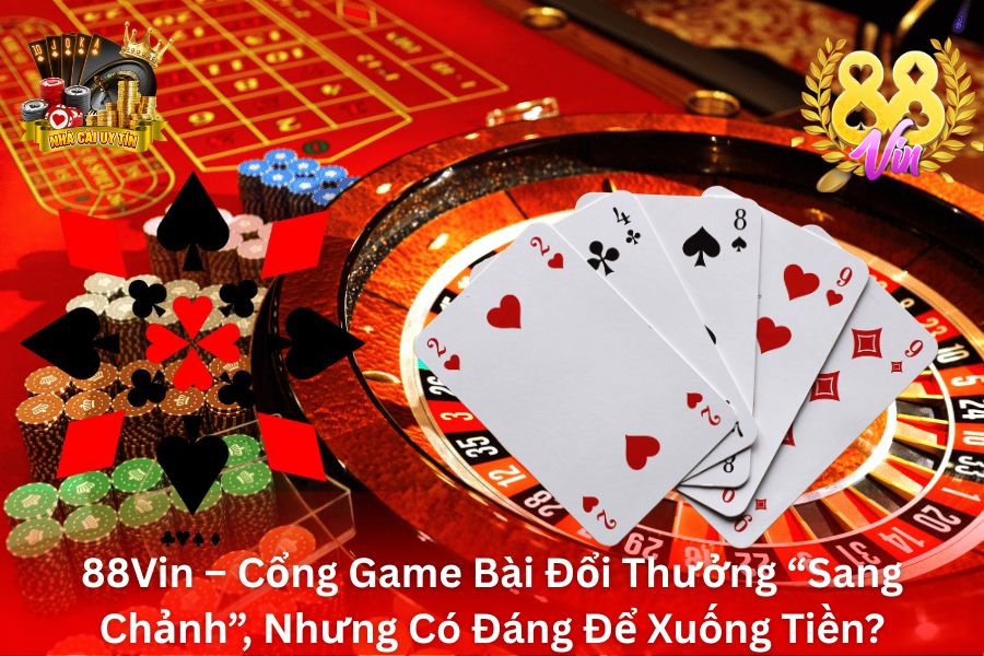 88Vin – Cổng Game Bài Đổi Thưởng “Sang Chảnh” Nhưng Có Đáng Để Xuống Tiền?