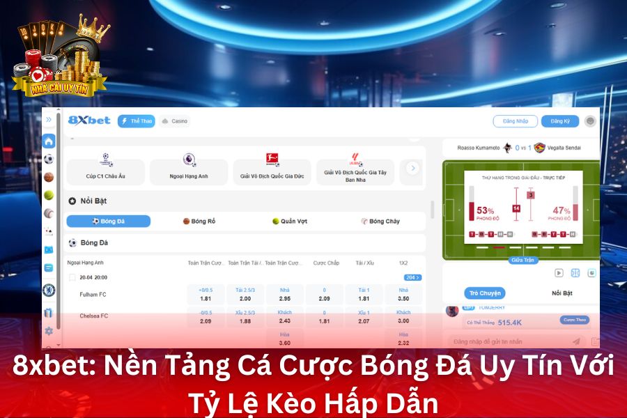 8xBet - Khám Phá Nhà Cái Cá Cược Bóng Đá Đỉnh Cao Năm 2025