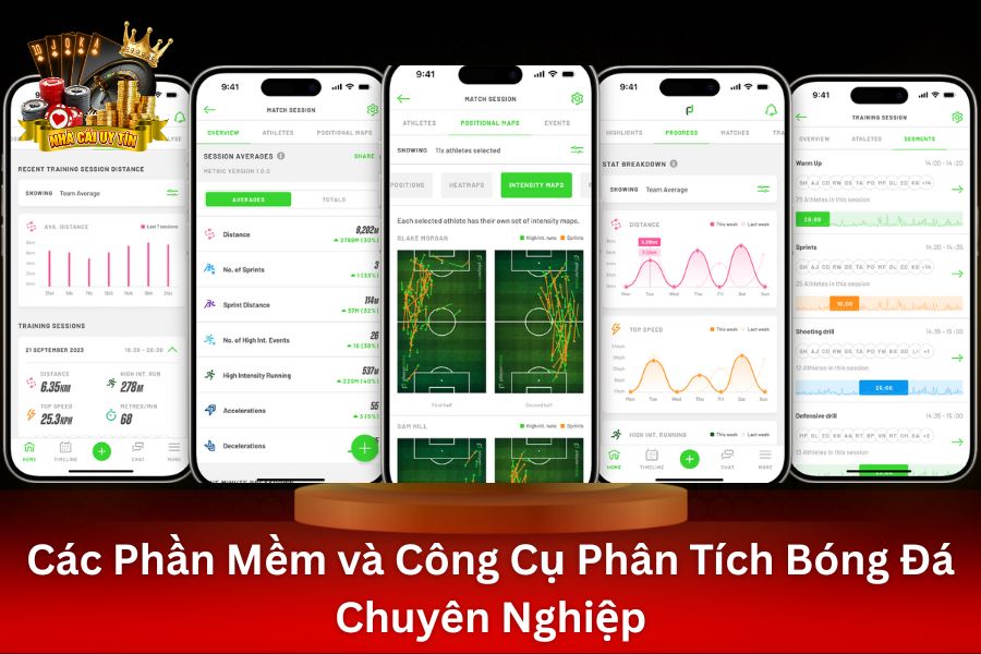 Các phần mềm phân tích bóng đá chuyên nghiệp