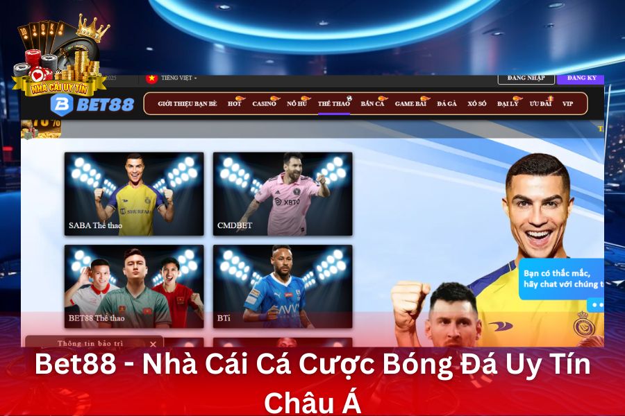 Bet88 - Nhà Cái Cá Cược Bóng Đá Uy Tín Châu Á