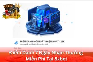 Ảnh đại diện bài viết Điểm Danh 7 Ngày Nhận Thưởng Tại 8xBet