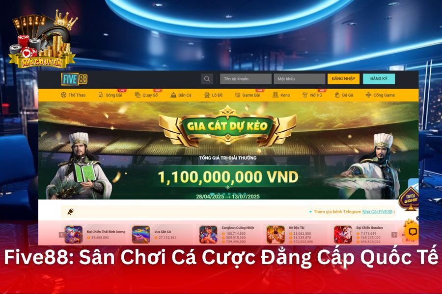 Five88: Sân Chơi Cá Cược Đẳng Cấp Quốc Tế