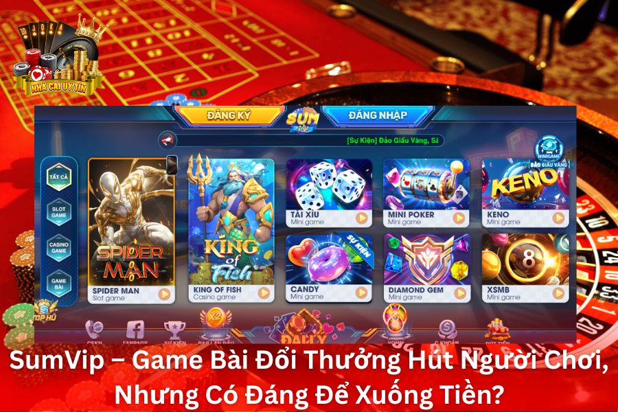 SumVip – Game Bài Đổi Thưởng Hút Người Chơi, Có Đáng Để Xuống Tiền Trải Nghiệm?
