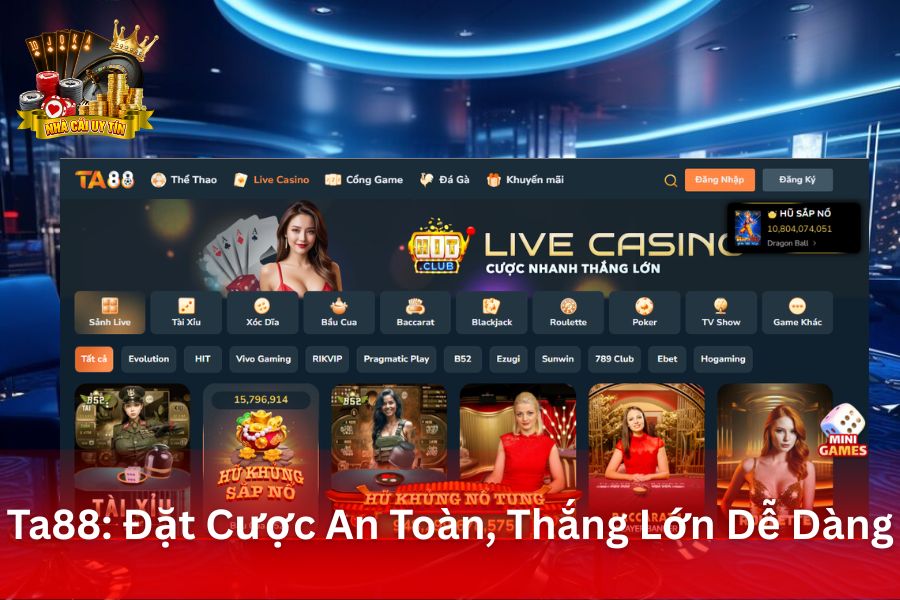 Ta88 - Đặt Cược An Toàn, Thắng Lớn Dễ Dàng