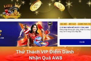 Ảnh đại diện bài viết Thử Tách VIP điểm danh nhận quà AW8