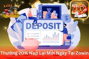 Ảnh đại diện bài viết Thưởng Nạp Lại Mỗi Ngày Tại Zowin