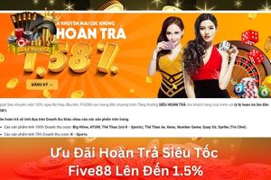 Ảnh đại diện bài viết ưu đãi hoàn trả siêu tốc Five88