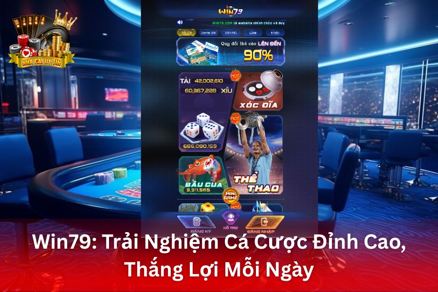 Win79 - Trải Nghiệm Cá Cược Đỉnh Cao, Thắng Lợi Mỗi Ngày