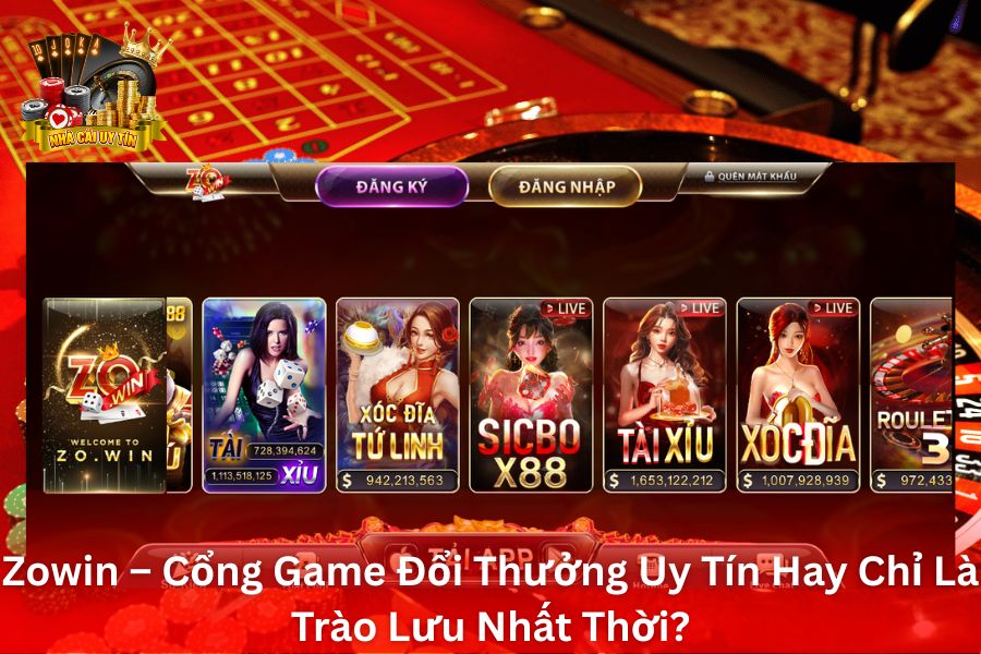Zowin – Cổng Game Đổi Thưởng Uy Tín Hay Chỉ Là Trào Lưu Nhất Thời?