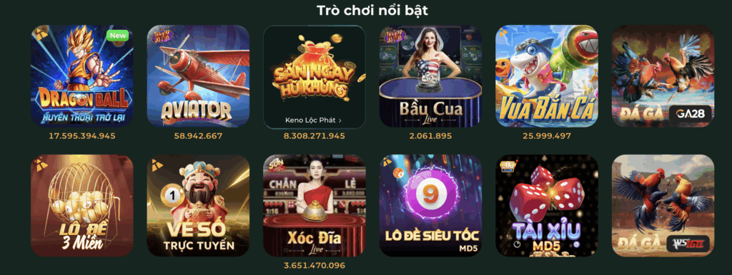 Trò chơi cá cược tại UK88