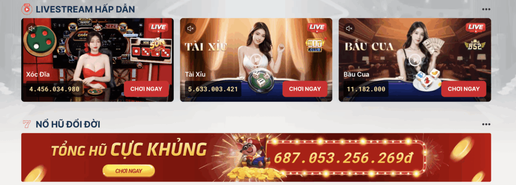 Live casino hot nhất tại Sin88